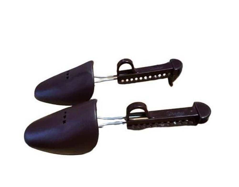 Vintage Plastic Shoe Trees Brown Adjustable Shoe Stretchers